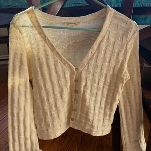 Beautiful summer cream MADEWELL cardigan